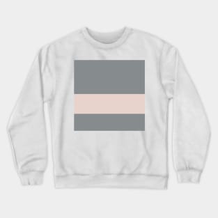 A world-class mix of Very Light Pink, Grey, Silver and Lotion Pink stripes. Crewneck Sweatshirt